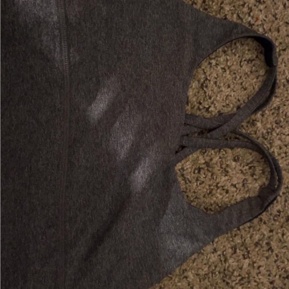 Grey Lululemon Sports bra worn once